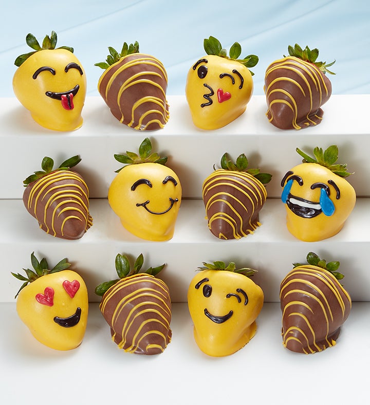 Emoticon Chocolate Strawberries